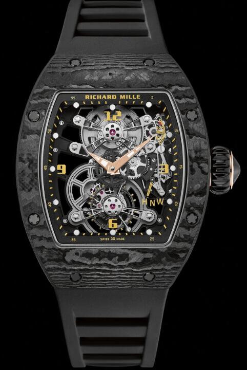 Richard Mille RM 17-01 Black NTPT Tourbillon Replica Watch